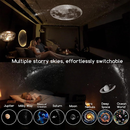 Evonix 2-in-1 Galaxy Projector