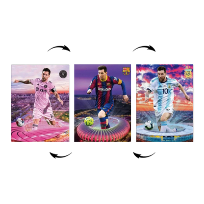 Lionel Messi 3D Poster