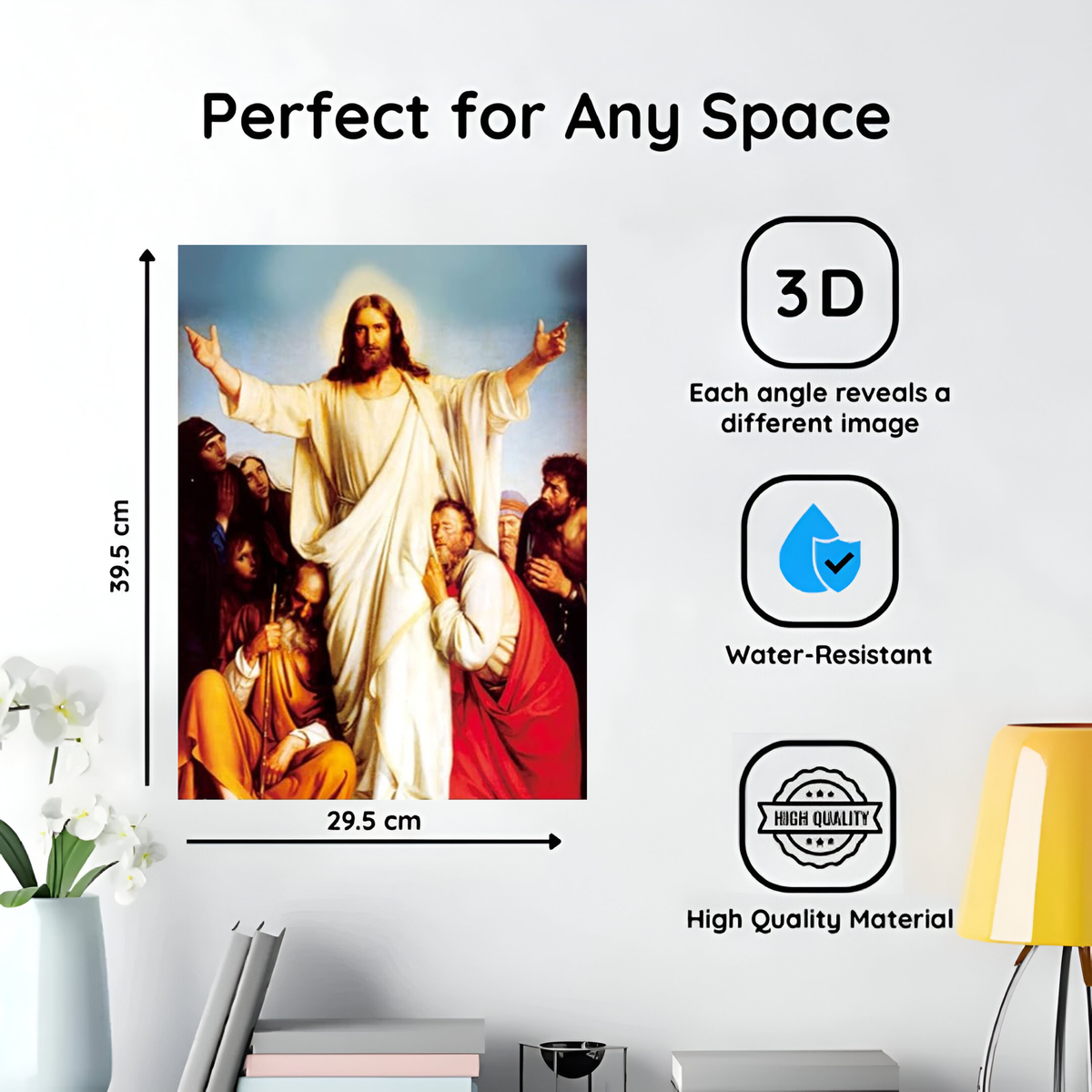 Jesus Christ 3D Poster